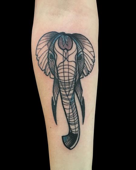 Tattoos - Elephant - 120074